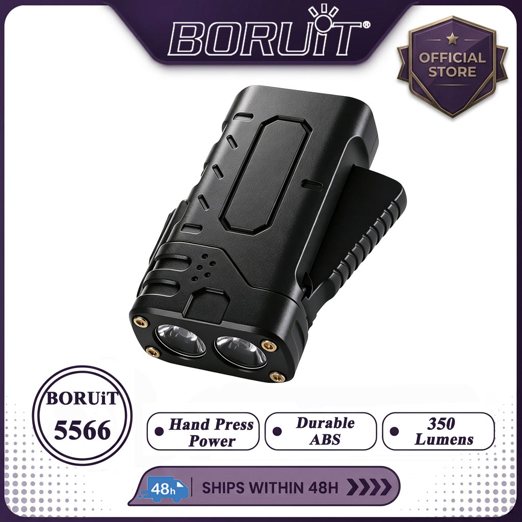 Fishing Light - BORUIiT Lampe de poche LED EDC