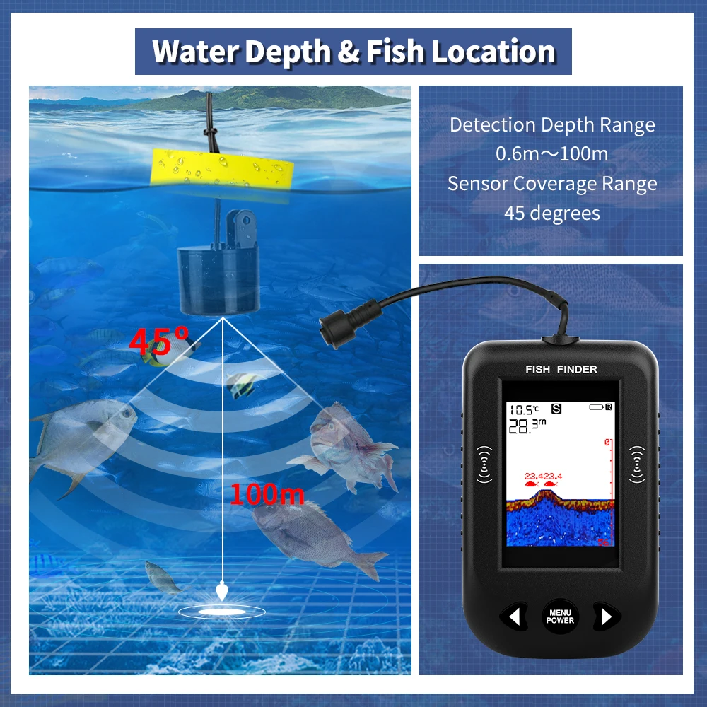 Détecteurs de poissons Erchang - Fish Finder Cable avis et prix