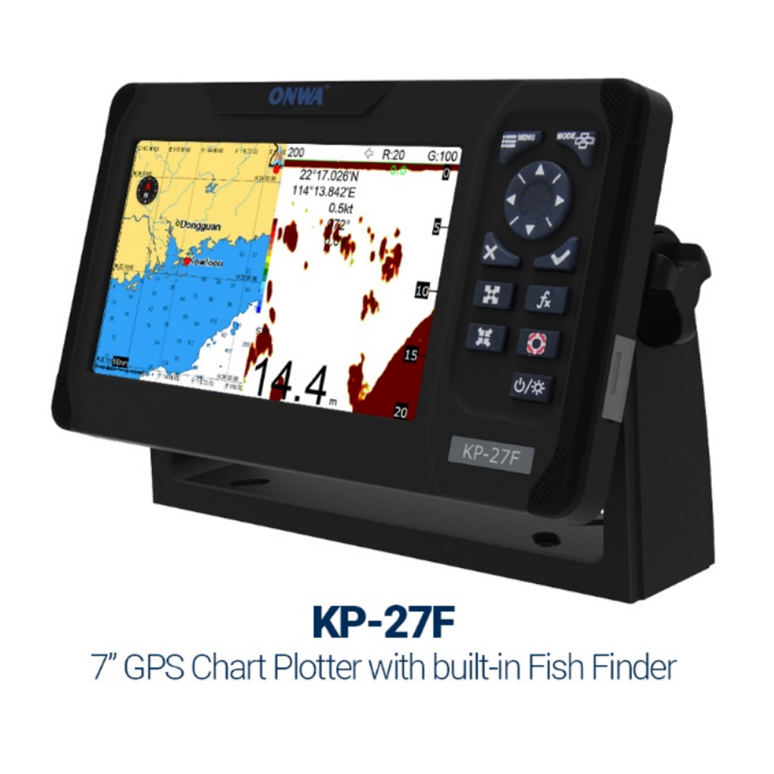 ONWA KP-27F 7 pouces Marine GP - Fish Finder Gps avis et prix