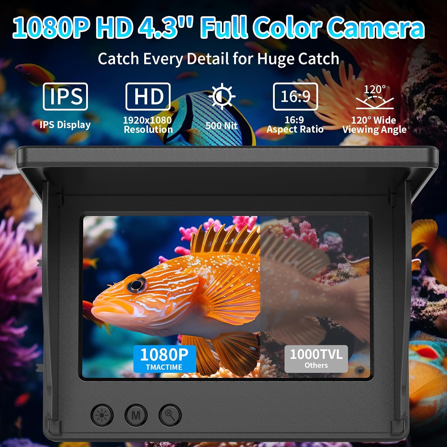 Caméra de pêche sous-marine av - Fishing Depth Finder avis et prix